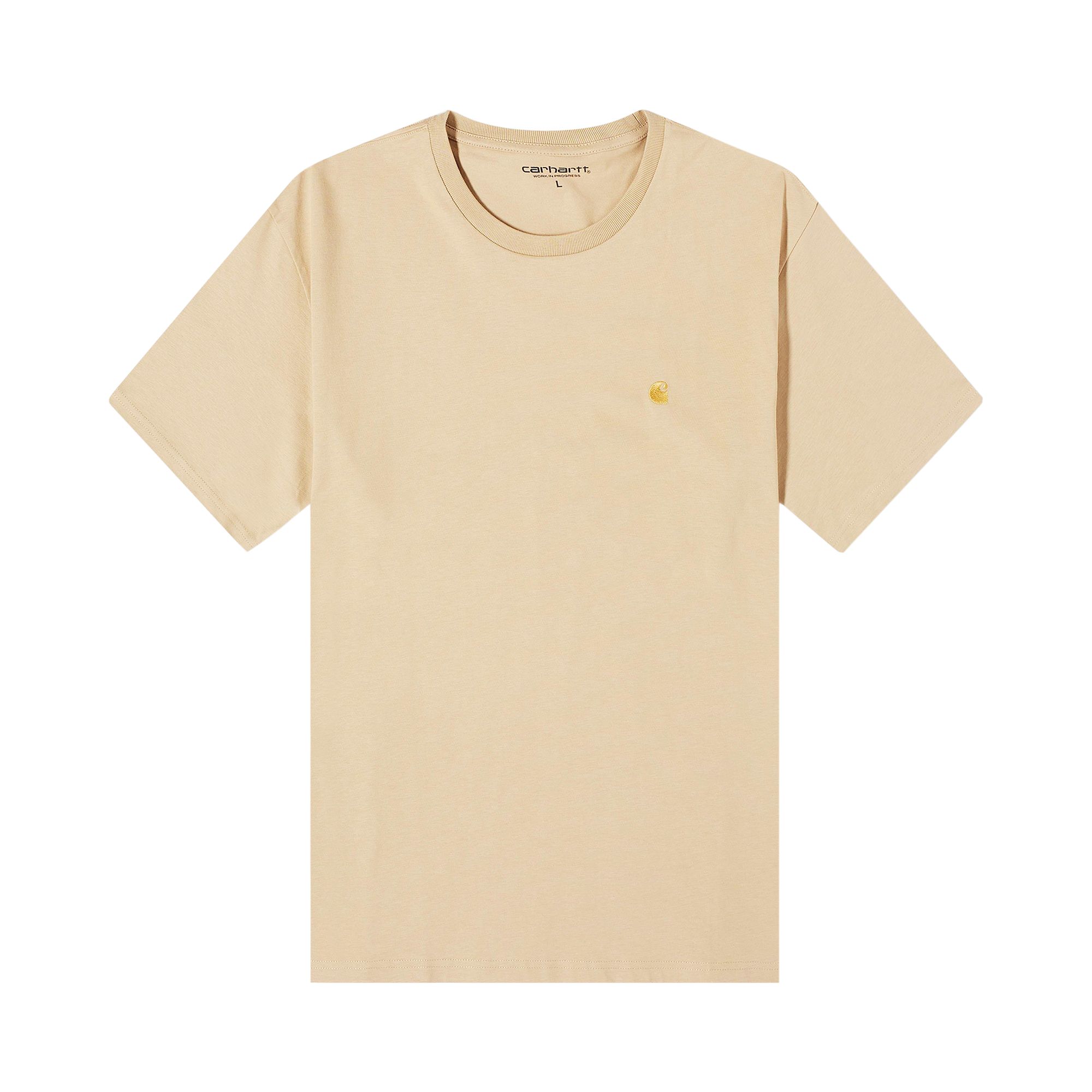 Carhartt WIP Chase T-Shirt 'Sable/Gold' | Brown | Men's Size M
