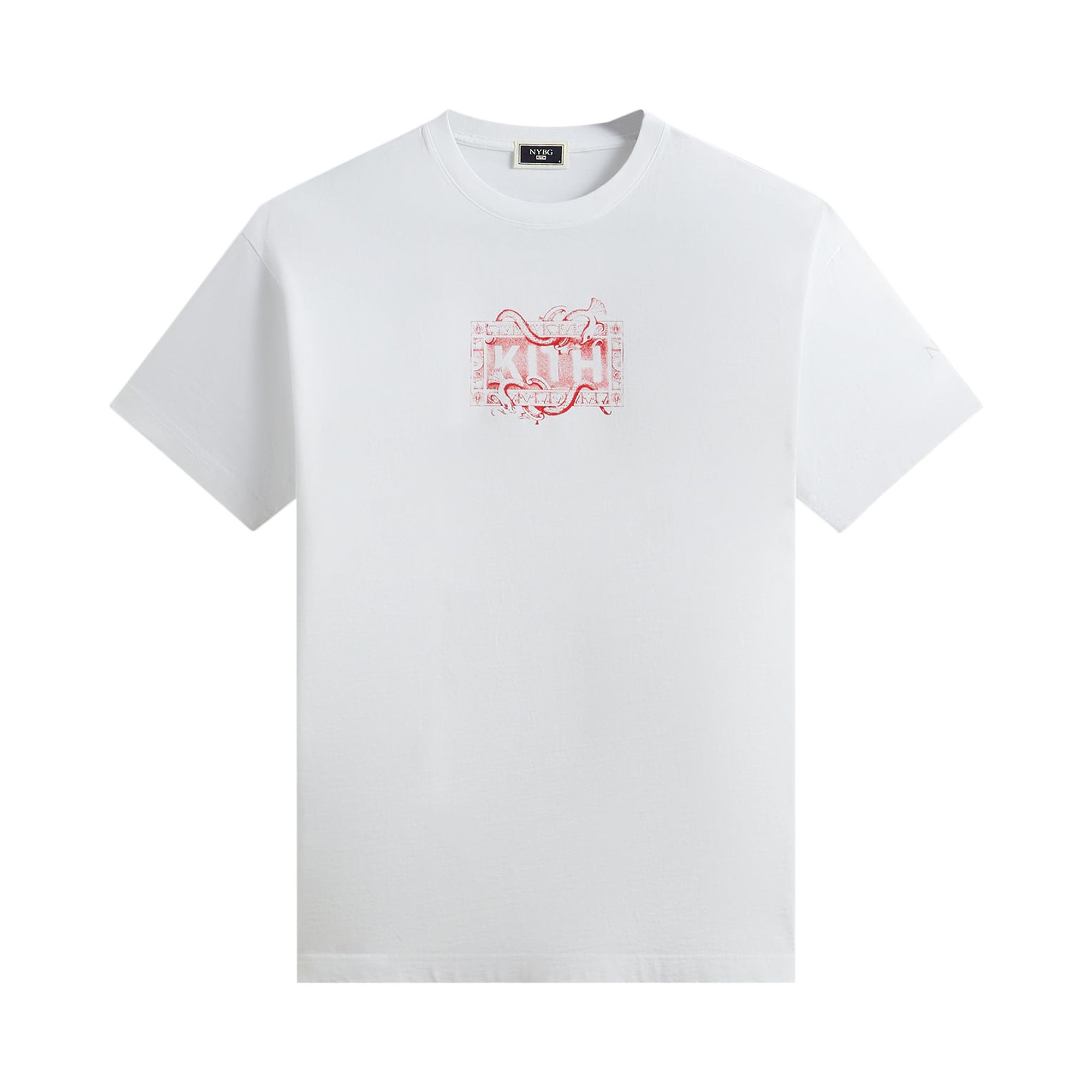 KITH KITH X NEW YORK BOTANICAL GARDEN TITLE PAGE VINTAGE TEE 'WHITE'