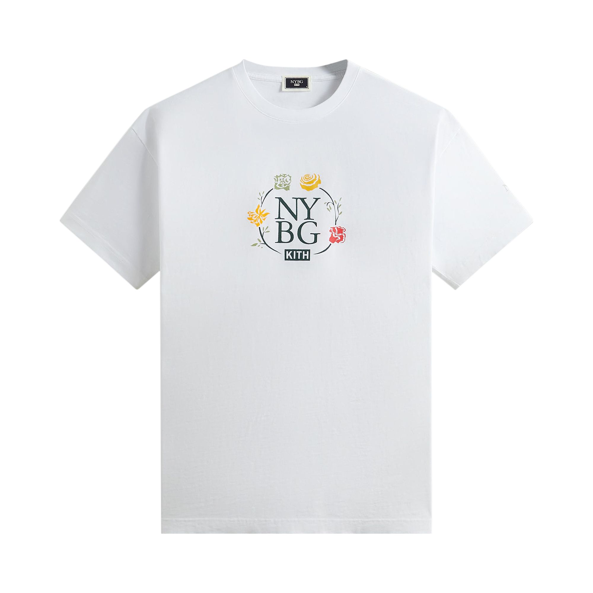 KITH KITH X NEW YORK BOTANICAL GARDEN LOGO VINTAGE TEE 'WHITE'