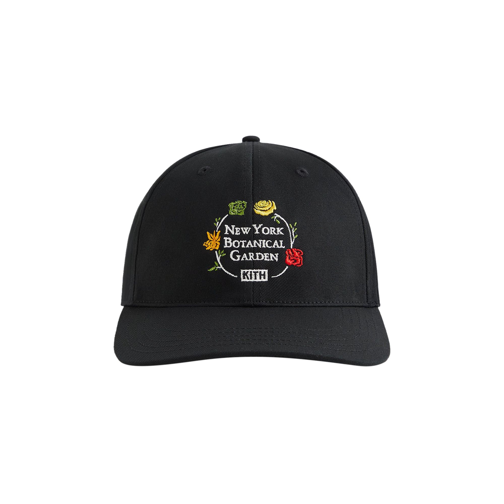 Pre-owned Kith X New York Botanical Garden Twill Aaron Cap 'black'