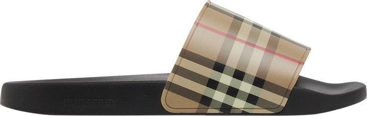 Burberry Furley Check Slide 'Archive Beige'