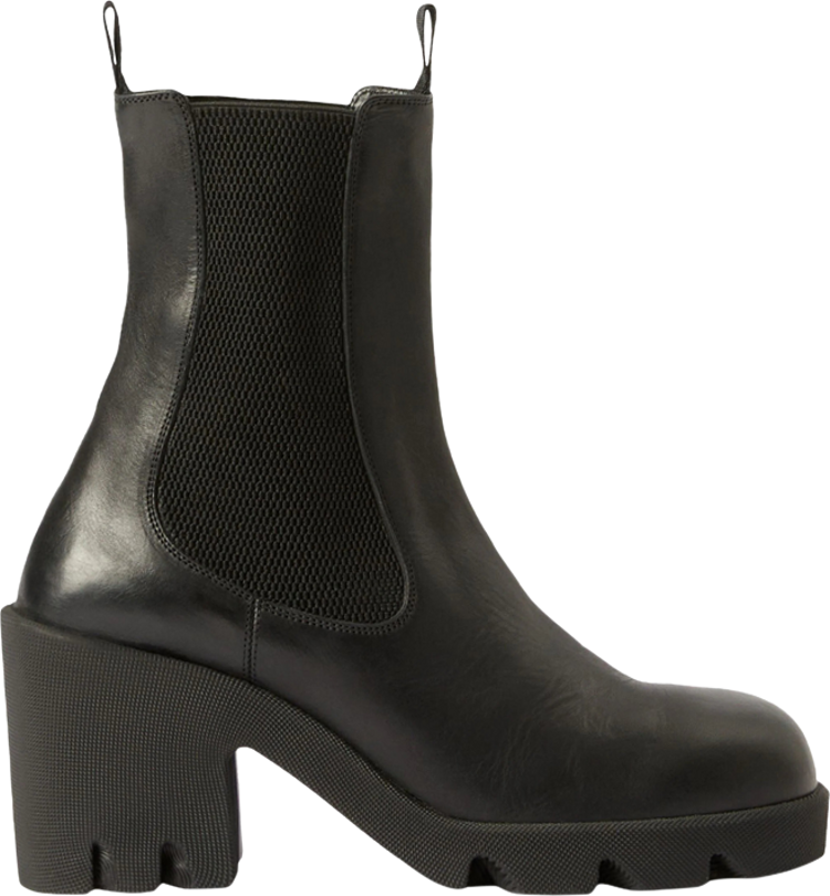 Burberry Wmns Leather Stride Chelsea Boot 'Black'