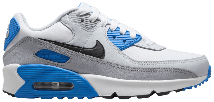 Nike Air Max 90 Leather GS Platinum Photo Blue