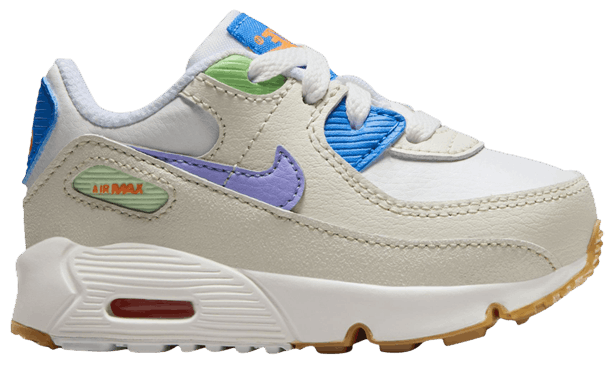 Nike Air Max 90 Leather TD White Purple Pulse