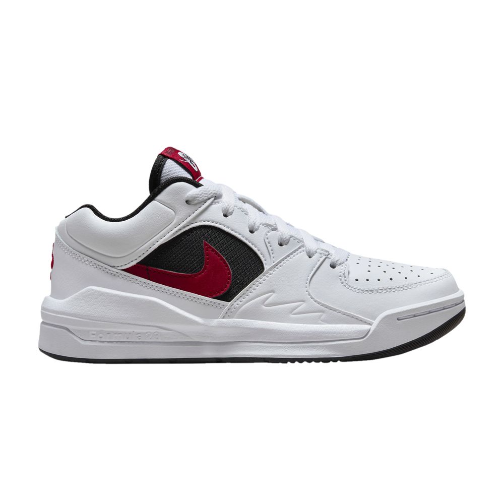 Pre-owned Air Jordan Jordan Stadium 90 Gs 'white Black Gym Red' | Kid's Size 6
