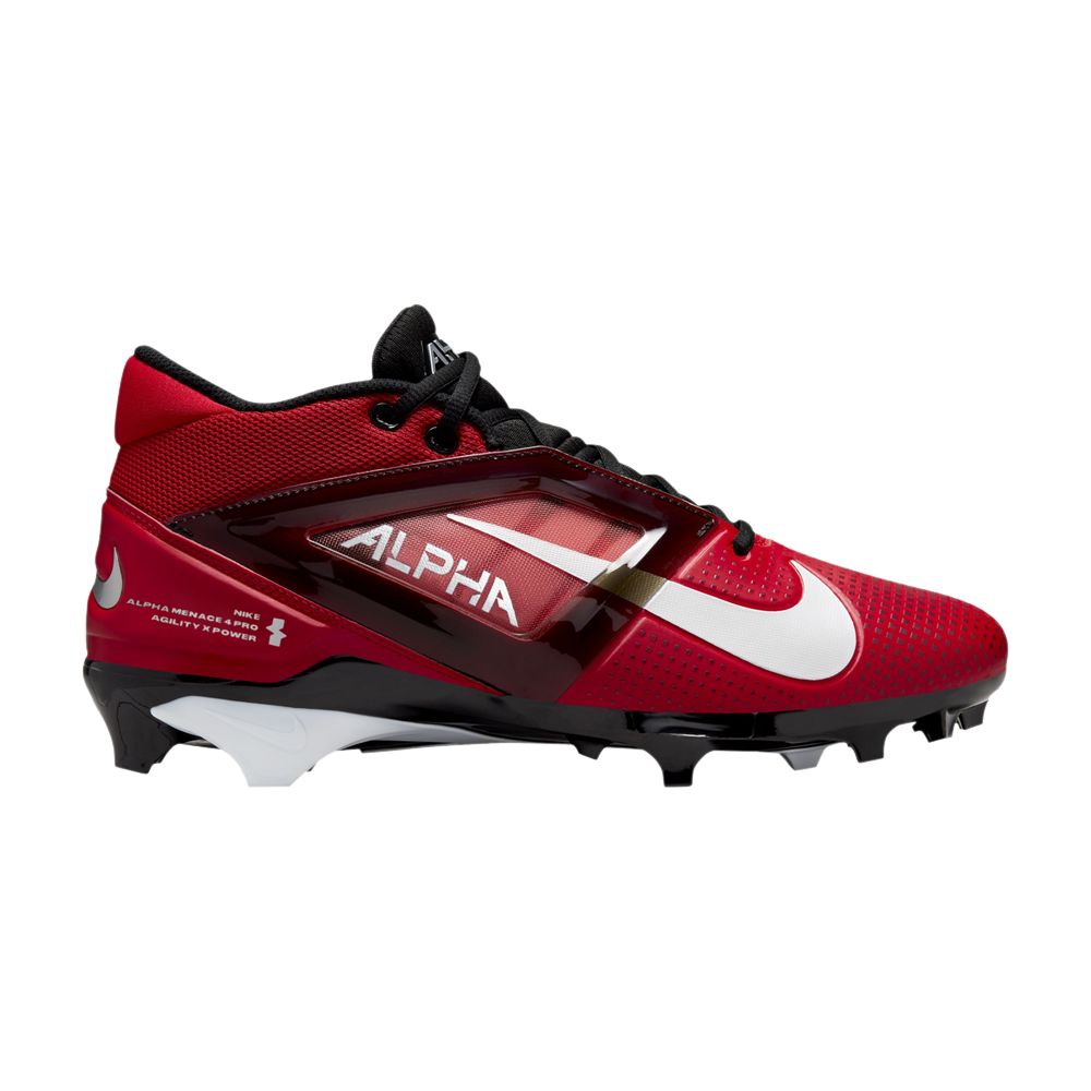 NIKE ALPHA MENACE 4 PRO 'UNIVERSITY RED WHITE'
