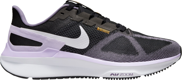 Wmns Air Zoom Structure 25 Extra Wide 'Black Lilac Bloom'