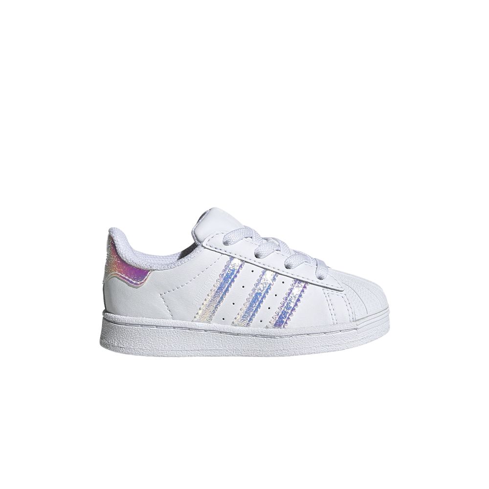 Pre-owned Adidas Originals Adidas Superstar I 'white Iridescent' | Infant Size 5.5