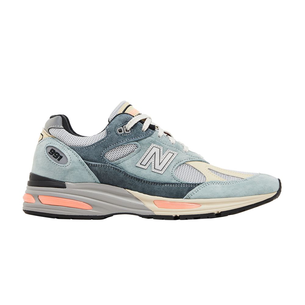 NEW BALANCE 991V2 MADE IN ENGLAND 'SILVER BLUE TURBULENCE'