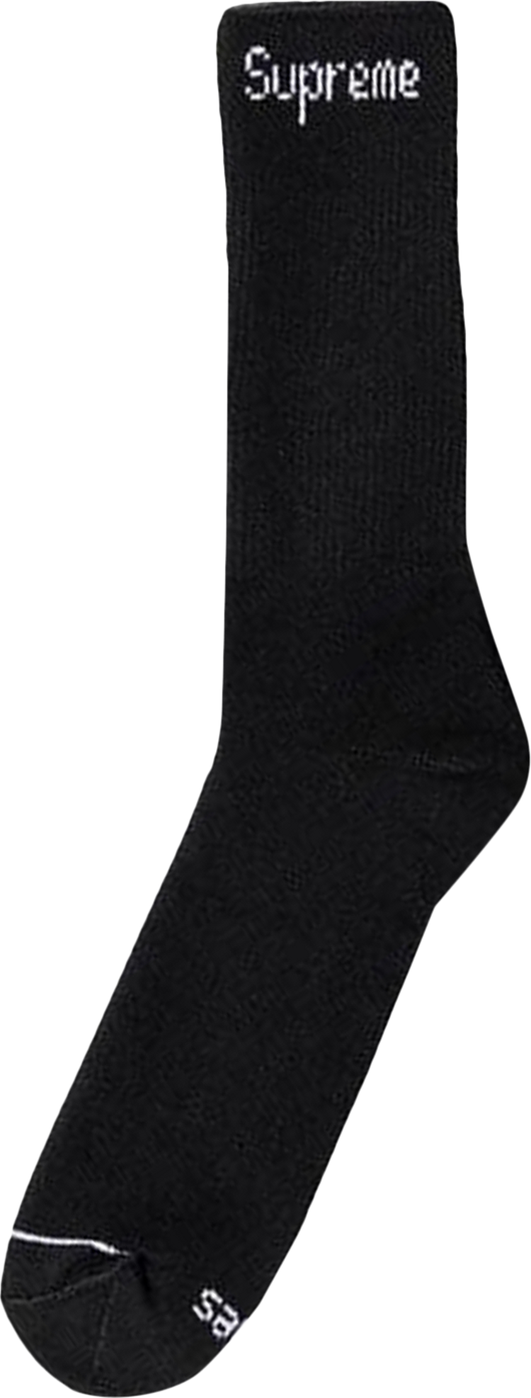 Supreme x MM6 Maison Margiela x Hanes Crew Socks (1 Pack) 'Black'