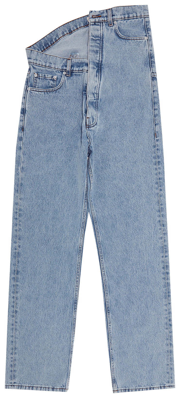 yprojectデニム SSENSE Exclusive Blue Crystal Jeans by Y/Project on Sale
