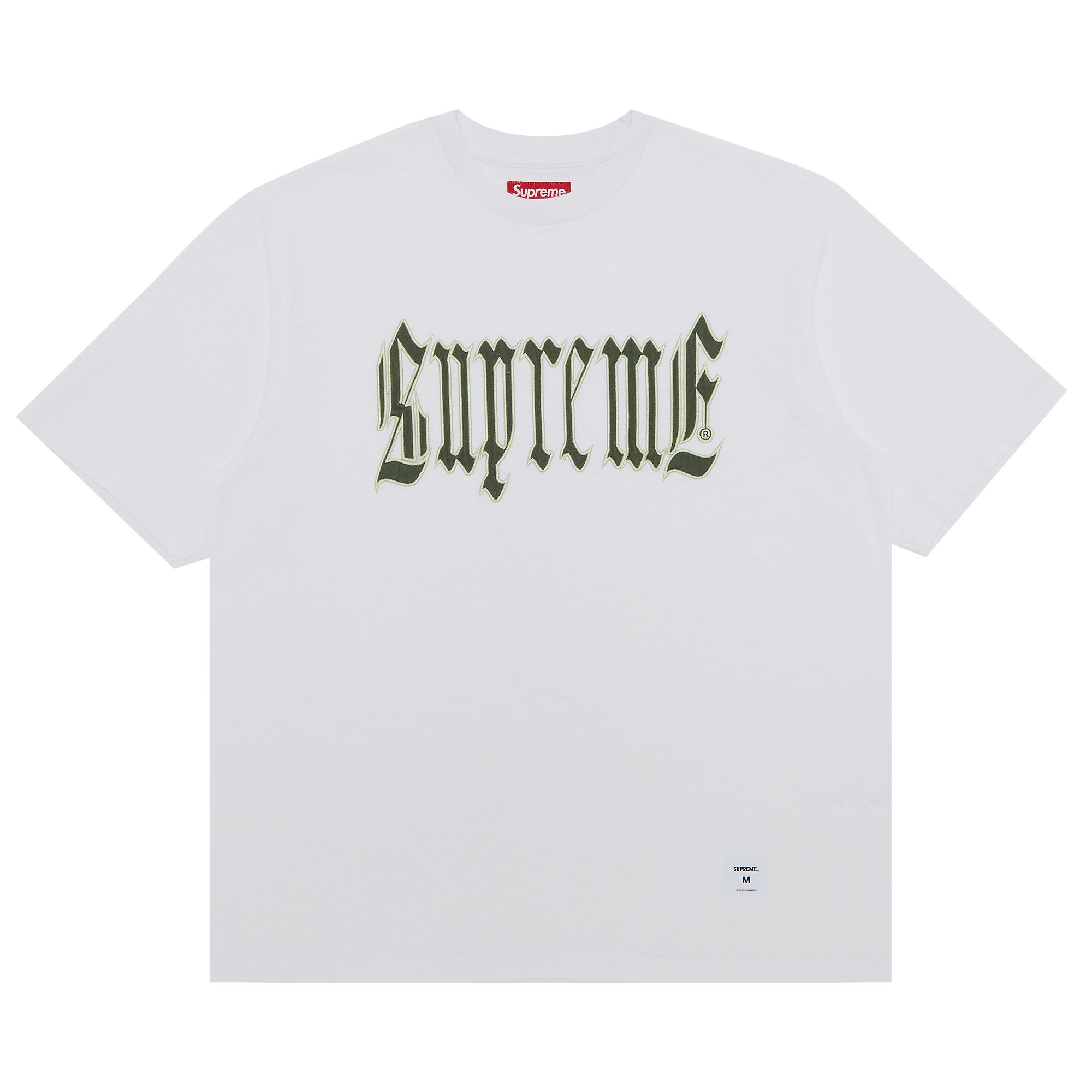 SUPREME SUPREME OLD ENGLISH SHORT-SLEEVE TOP 'WHITE'
