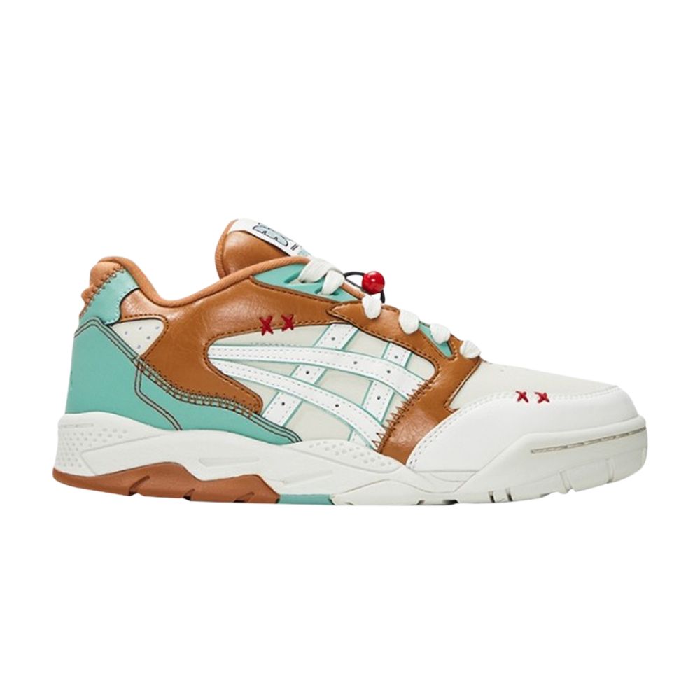 ASICS Gel Fuse 'Rice Brown Green' | White | Men's Size 4