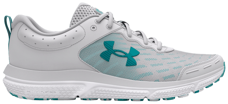 Under Armour Wmns Charged Assert 10 Halo Grey Circuit Teal