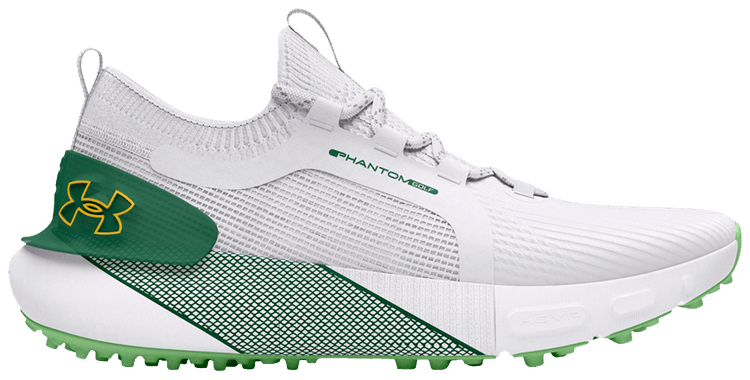 Under Armour HOVR Phantom LE Golf White Classic Green