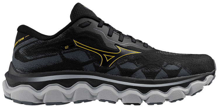 Mizuno Wave Horizon 7 2E Wide Black Citrus