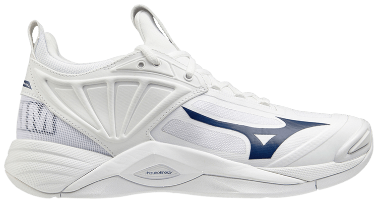 Mizuno Wmns Wave Momentum 2 White Navy
