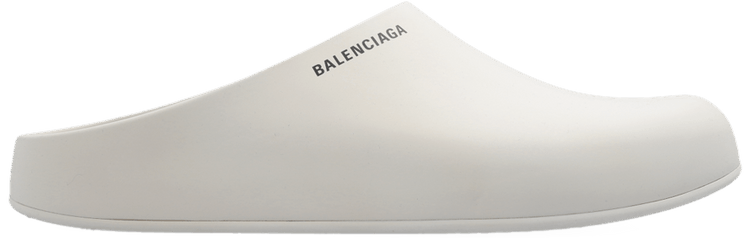Balenciaga Pool Closed Slide Nacre