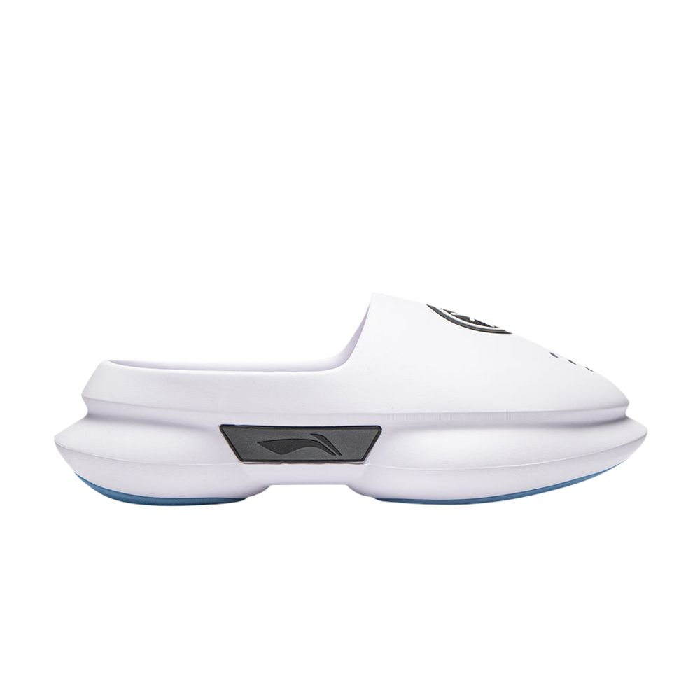 Pre-owned Li-ning Way Of Wade Boom Slide 'standard White'