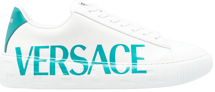 Buy Versace Greca Sneaker White Aqua Blue DSU8404 1A06933 2WA90 GOAT NL