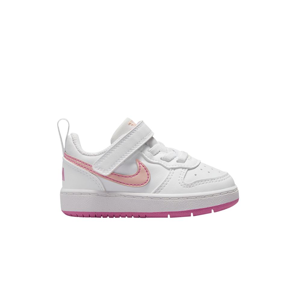 Pre-owned Nike Court Borough Low Recraft Td 'white Pinksicle' | Infant Size 10