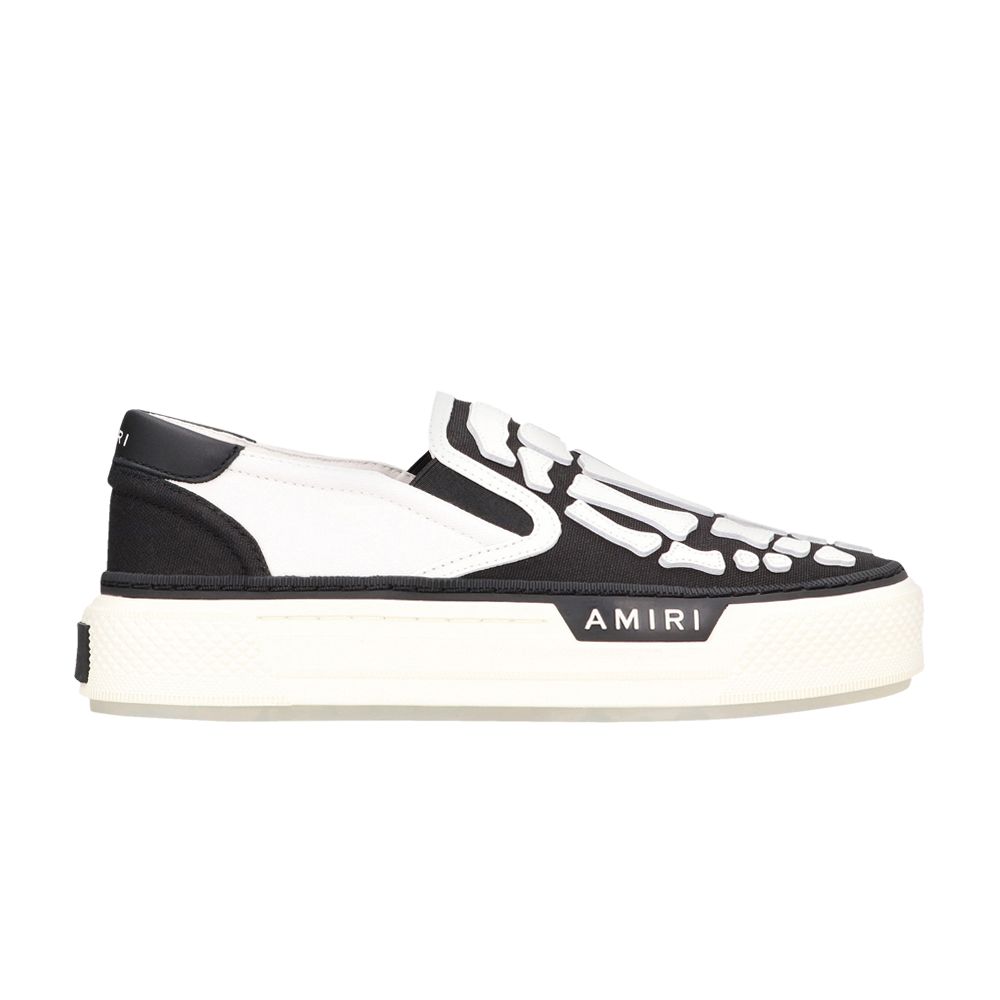 Pre-owned Amiri Wmns Skel Top Slip-on 'black White' | Women's Size 36
