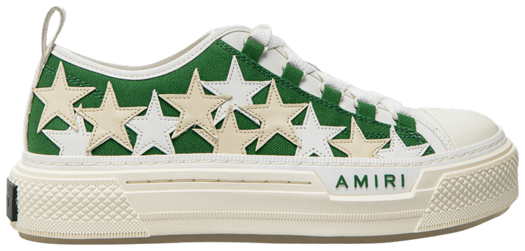 Buy Amiri Stars Court Low #39 Green #39 PS24MFS013 310 GOAT