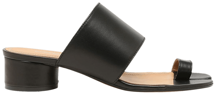 サンダル・ミュール Maison Margiela Tabi S58WP0234 PR869 T6172 Women's Mule Sand Buy Maison Margiela Wmns Leather Tabi Heeled Sandal 'Black