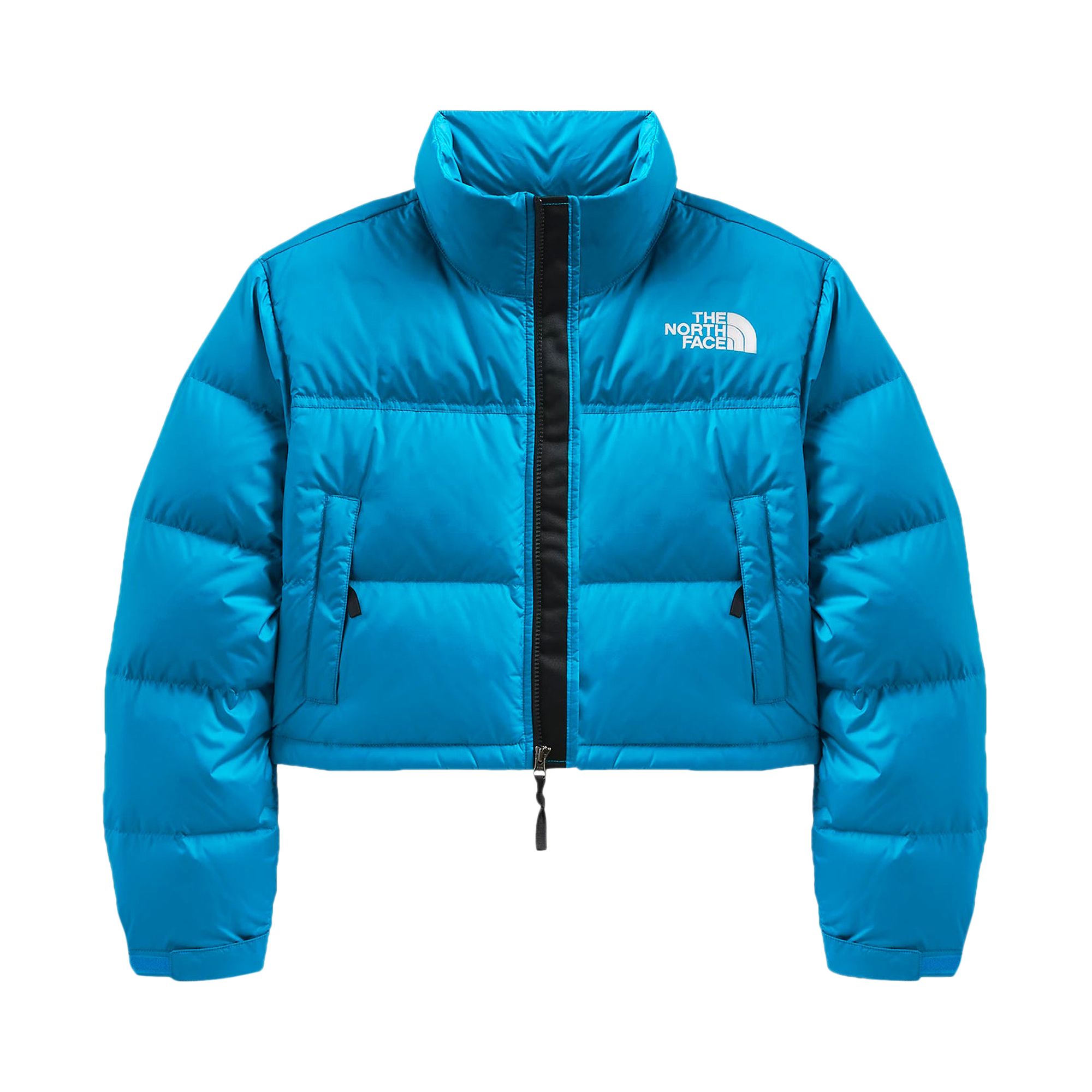 Pre-owned The North Face Nuptse Short Jacket 'acoustic Blue'
