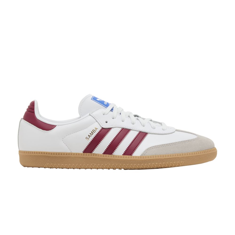 adidas Samba OG 'White Burgundy Gum' | Men's Size 5.5