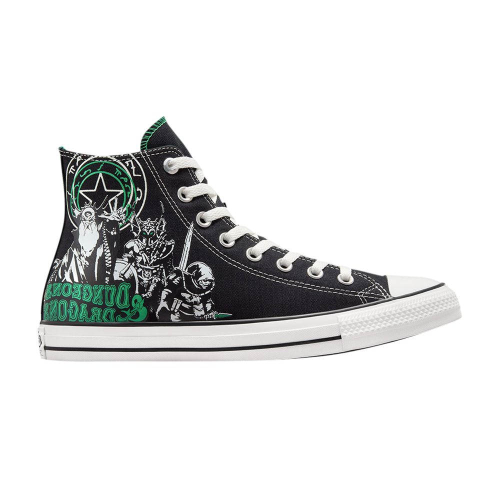 Converse Dungeons & Dragons x Chuck Taylor All Star High 'Black Green' | Men's Size 5.5