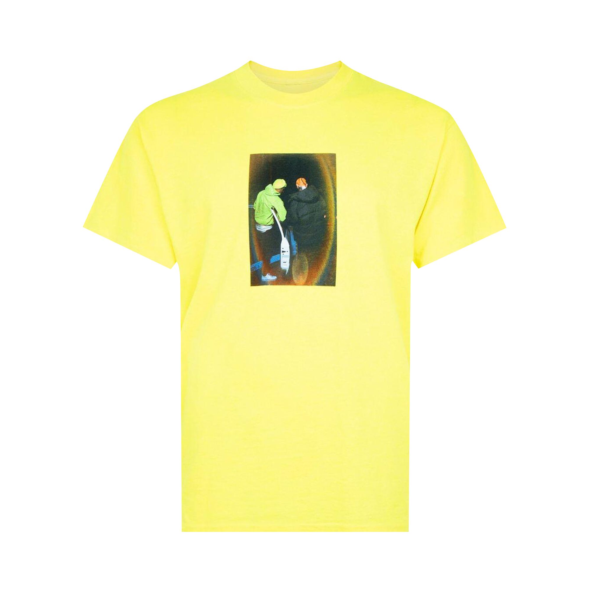 Pre-owned Cactus Jack By Travis Scott Jackboys Photo T-shirt Ii 'safety Green'