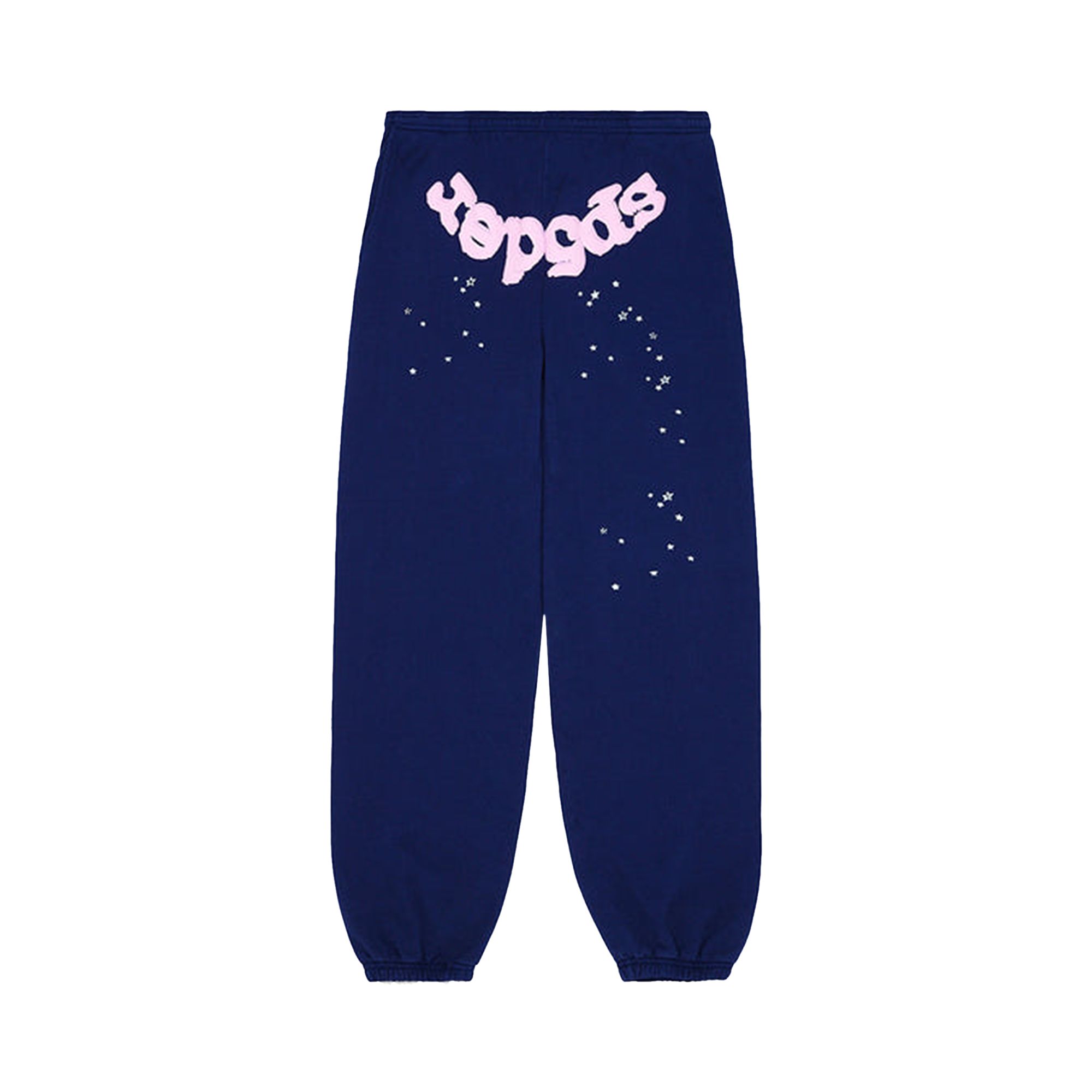 Pre-owned Sp5der Og Web Sweatpants 'navy' In Blue
