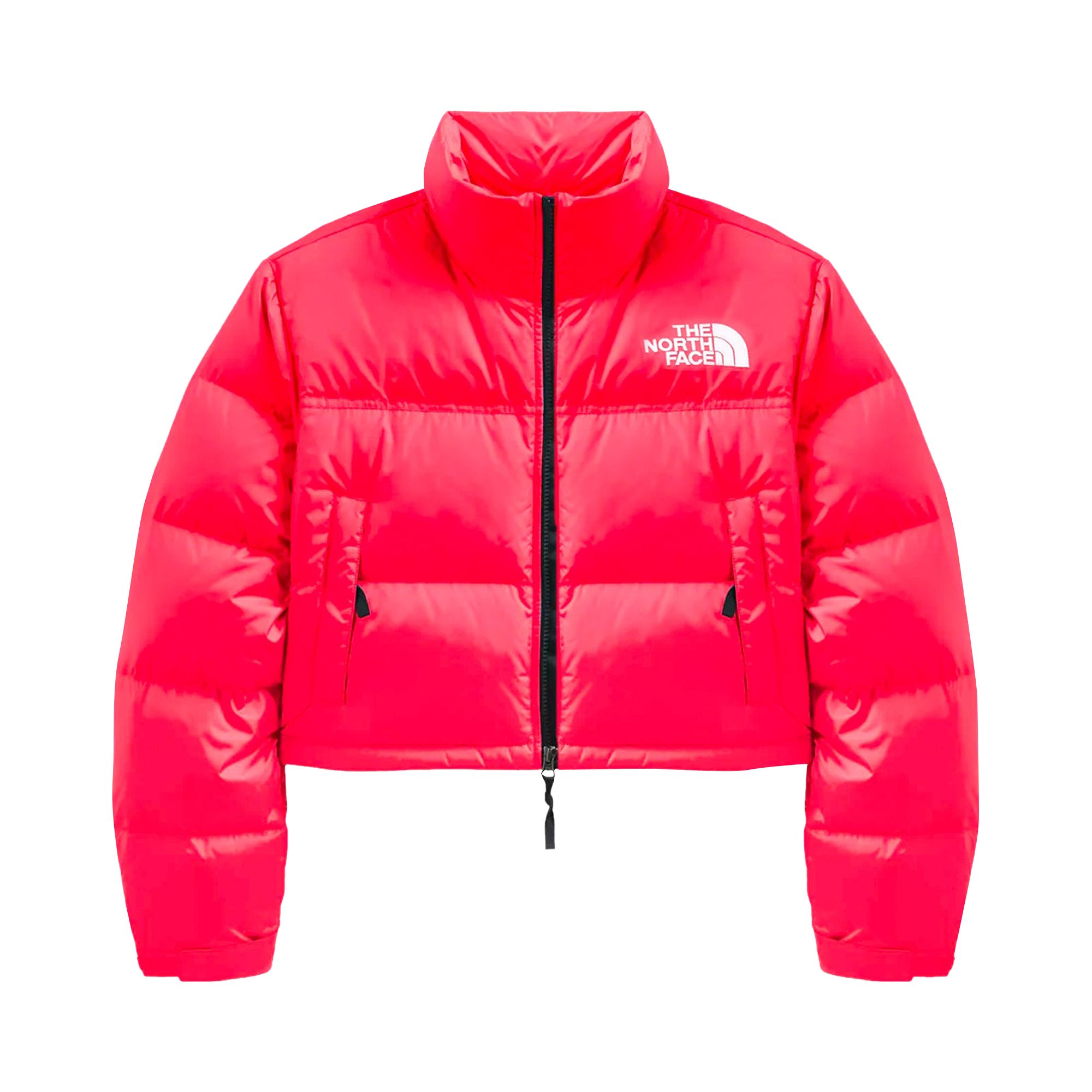 THE NORTH FACE THE NORTH FACE NUPTSE SHORT JACKET 'BRILLIANT CORAL'