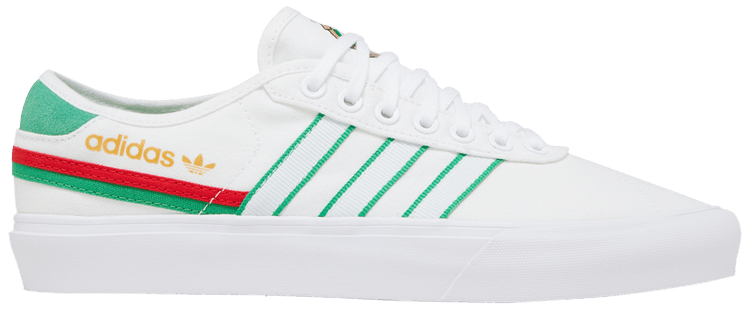 adidas gazelle silver green womens Adidas Mens Delpala Sneakers White/Black main image 1
