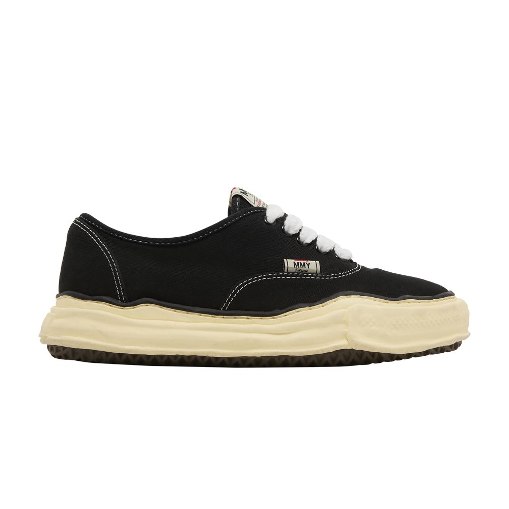Pre-owned Miharayasuhiro Maison Mihara Yasuhiro Maison Mihara Yasuhiro Baker Og Sole Vintage Canvas Low 'black' | Men's Size