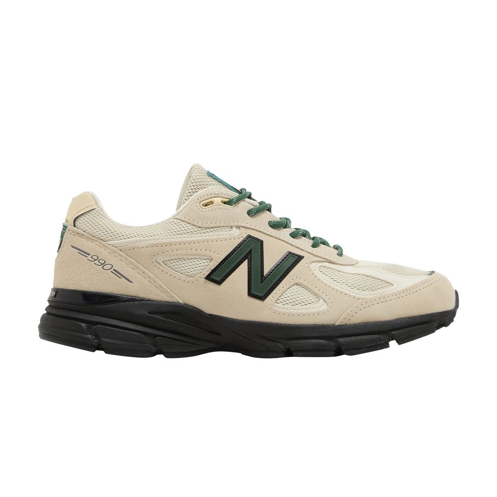 New Balance Teddy Santis x 990v4 Made in USA 'Macadamia Nut Black' | Cream | Men's Size 8.5