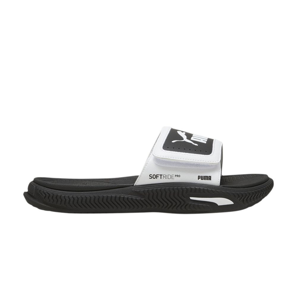 Pre-owned Puma Softride Pro 24 V Slide 'white Black'