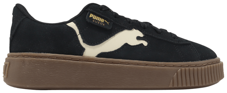 Buy Wmns Suede Platform 'Cutout - Black Alpine Snow