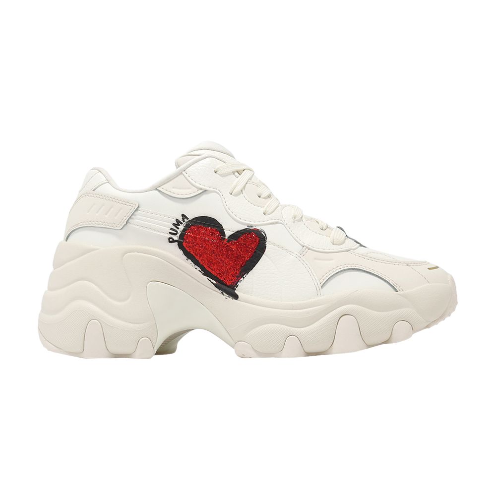 Pre-owned Puma Wmns Pulsar Wedge 'cn Heart - Frosted Ivory'