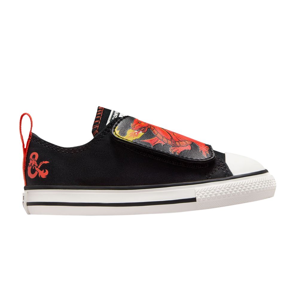 Converse Dungeons & Dragons x Chuck Taylor All Star Low TD 'Red Dragon' | Black | Infant Size 2