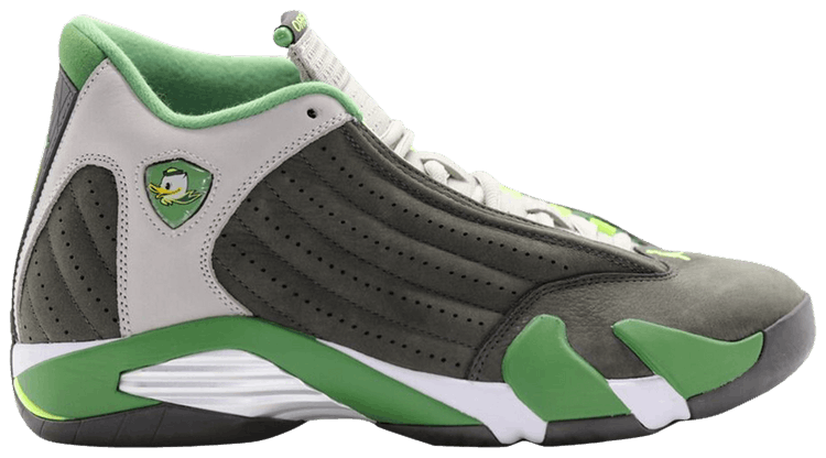 Size 10.0 Air Jordan 14 Retro Oregon Ducks PE