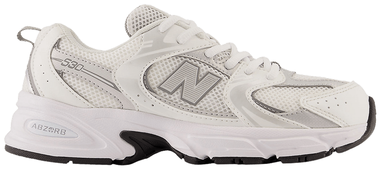 New Balance 530 Big Kid White Silver