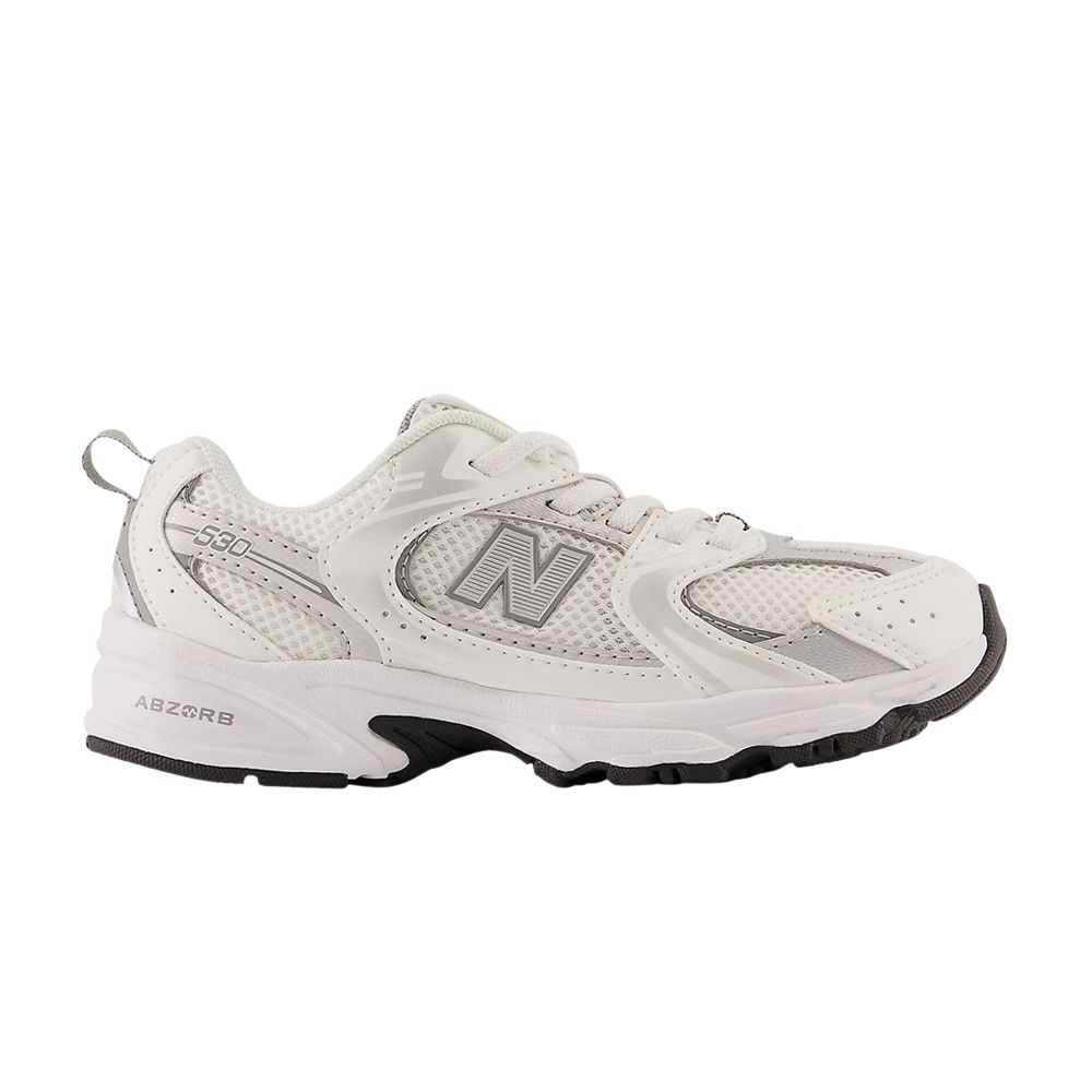 Pre-owned New Balance 530 Little Kid 'white Silver' | Kid's Size 2
