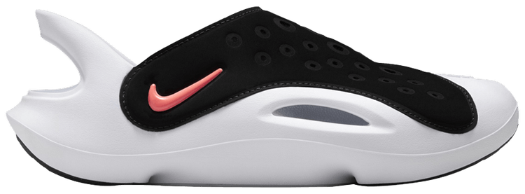 Nike Aqua Swoosh Sandal GS Black Hyper Orange