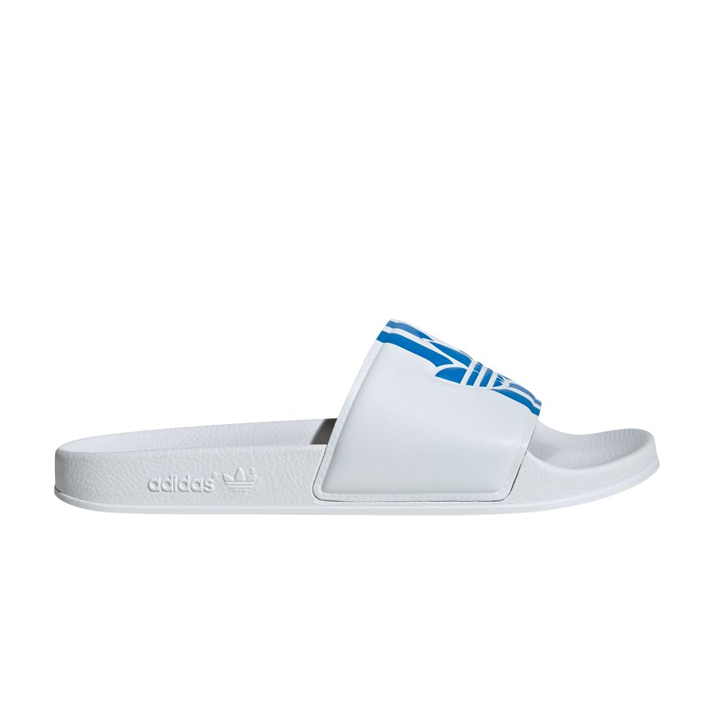 ADIDAS ORIGINALS ADILETTE SLIDE 'WHITE BRIGHT BLUE'