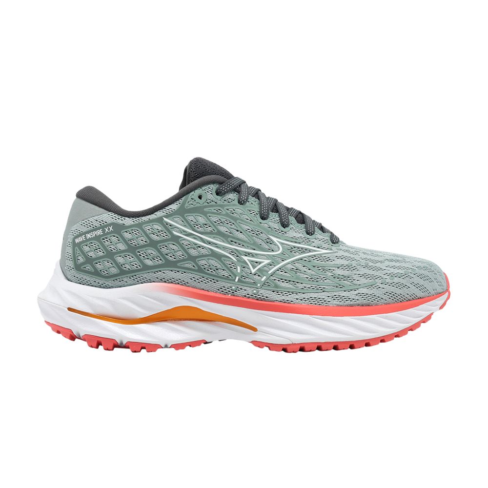 Pre-owned Mizuno Wmns Wave Inspire 20 'grey Mist Dubarry'