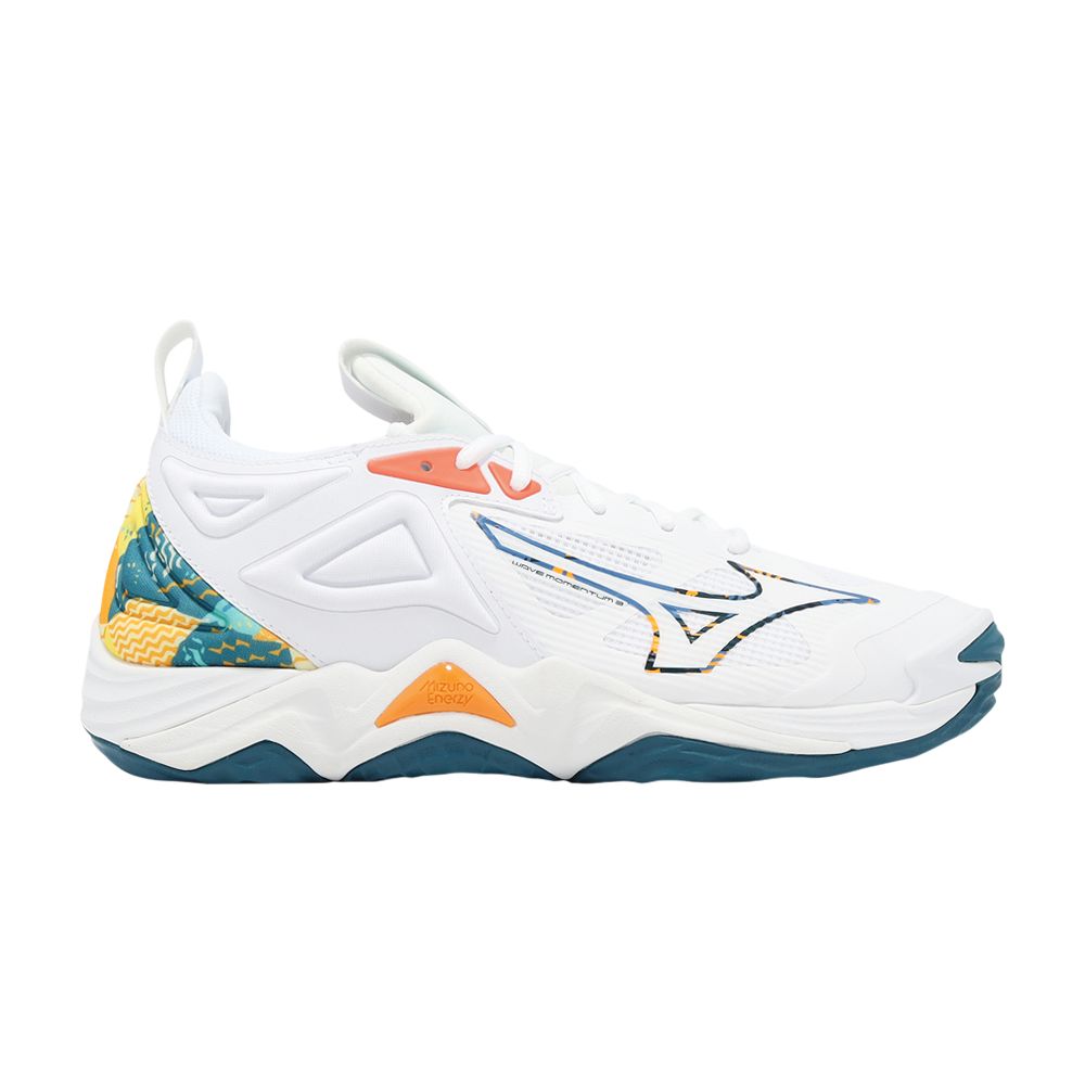 MIZUNO WAVE MOMENTUM 3 'WHITE MOROCCAN BLUE'