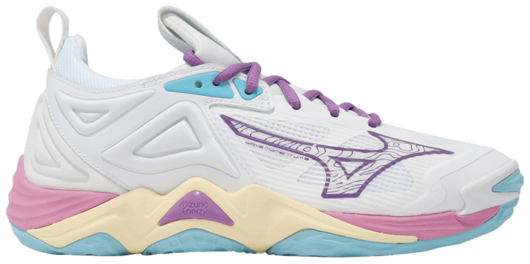 Buy Mizuno Wmns Wave Momentum 3 'White Purple Blue' - V1GC231237