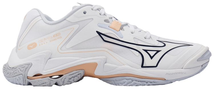 Mizuno Wmns Wave Lightning Z8 White Navy Peach Parfait